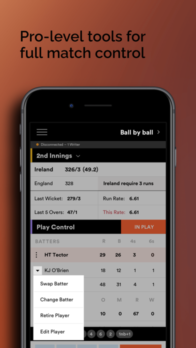 NV Play Cricket Scorer Screenshot