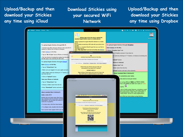 AirSync your Stickies