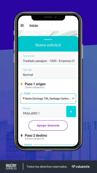 Transportes Santiago Aquívoy Screenshot