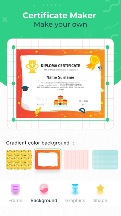 e-Certificate Maker Screenshot