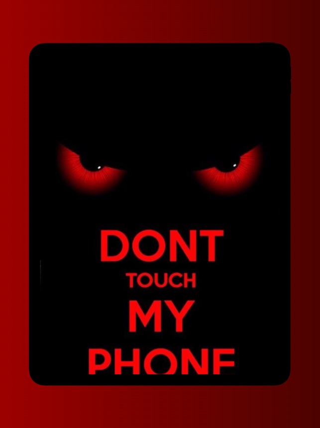 Dont Touch My Phone - Anime Girl Wallpaper Download