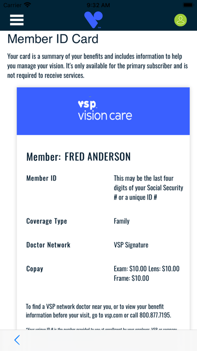 VSP Vision Care On the Go Screenshot