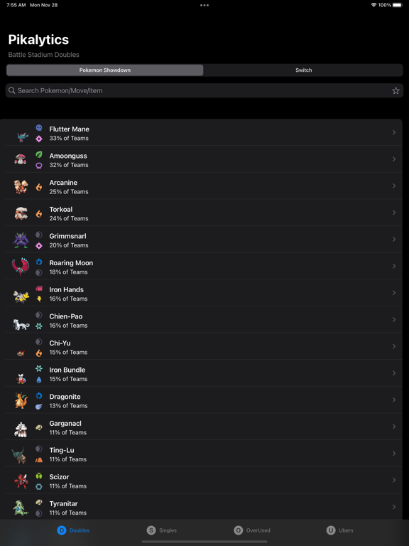 Screenshot #4 pour Pikalytics: Battle Strategy