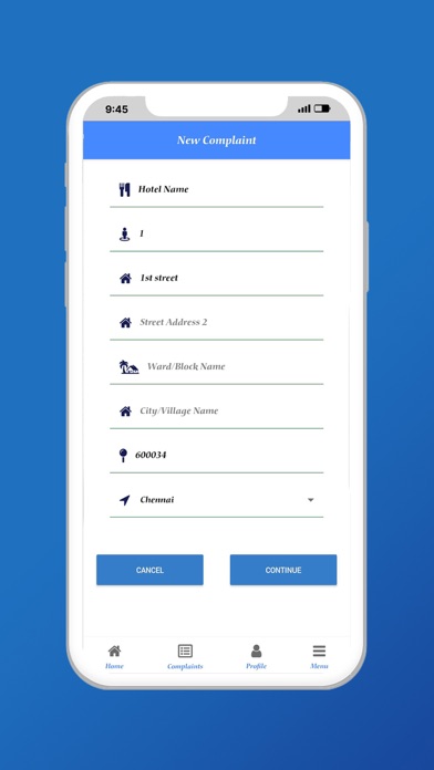 TN Food Safety Consumer App Screenshot
