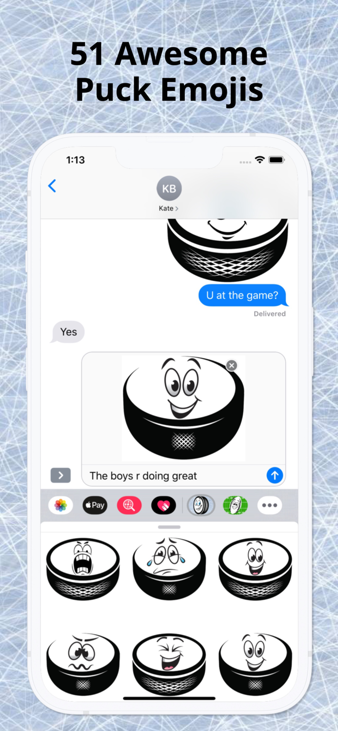 Ice Hockey Puck Emojis