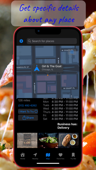 Nearby Food Screenshot