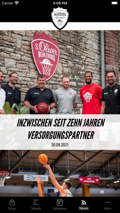 Würzburg Baskets Screenshot