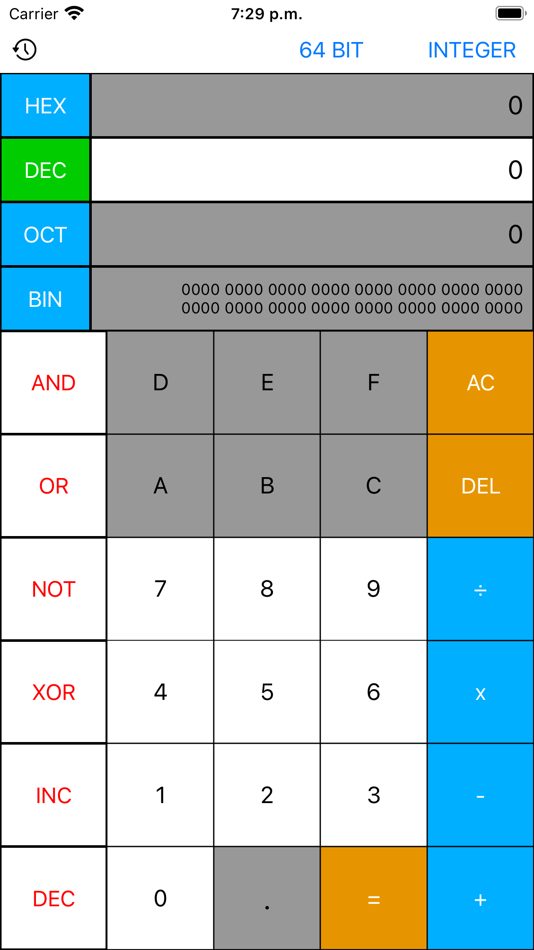 #1. Programmer Calculator Pro (iOS) 由: Juan Bustos