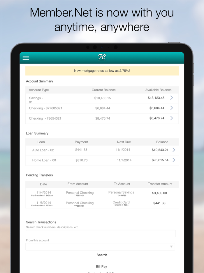First County FCU MemberNet