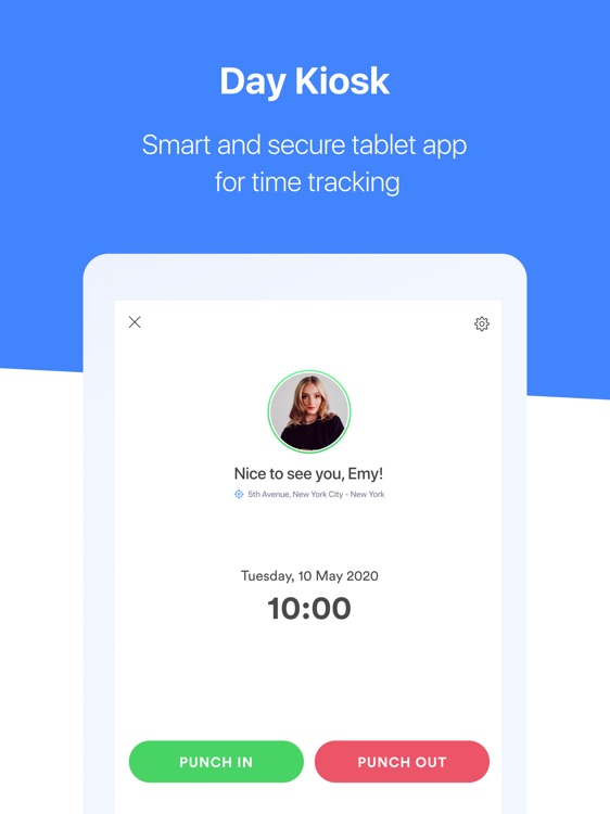 Day Kiosk - Time Clock Tablet