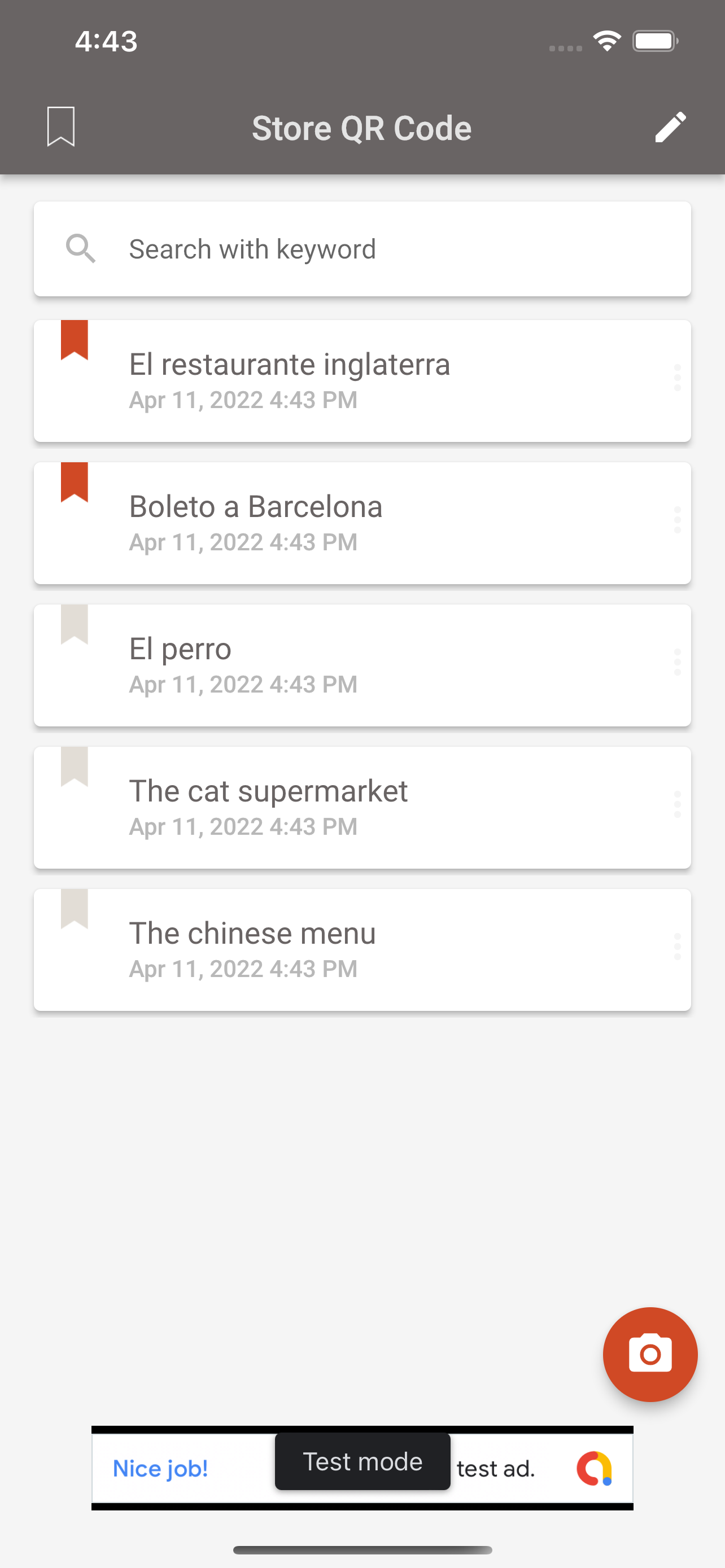 Simple QR Storage