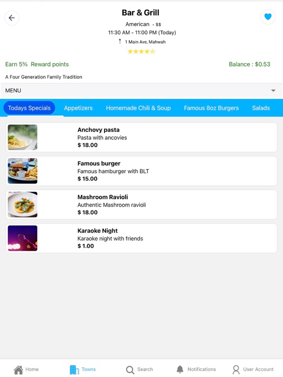 Squash Local Eats iPad screenshot 5 - Food & Drink app