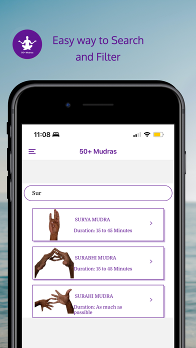 50+ Mudras-Yoga Poses Screenshot