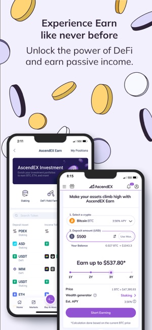 AscendEX - Giao dịch Bitcoin
