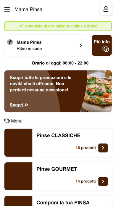 Mama Pinsa Screenshot