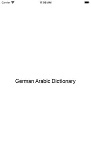 german arabic dictionary iphone screenshot 1
