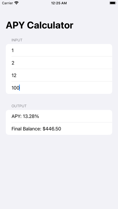 Screenshot #2 pour CalcuteAPY