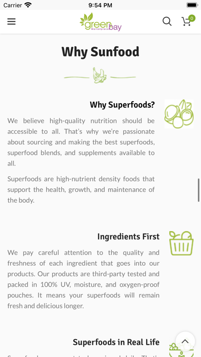 Greenbay Marketplace Screenshot