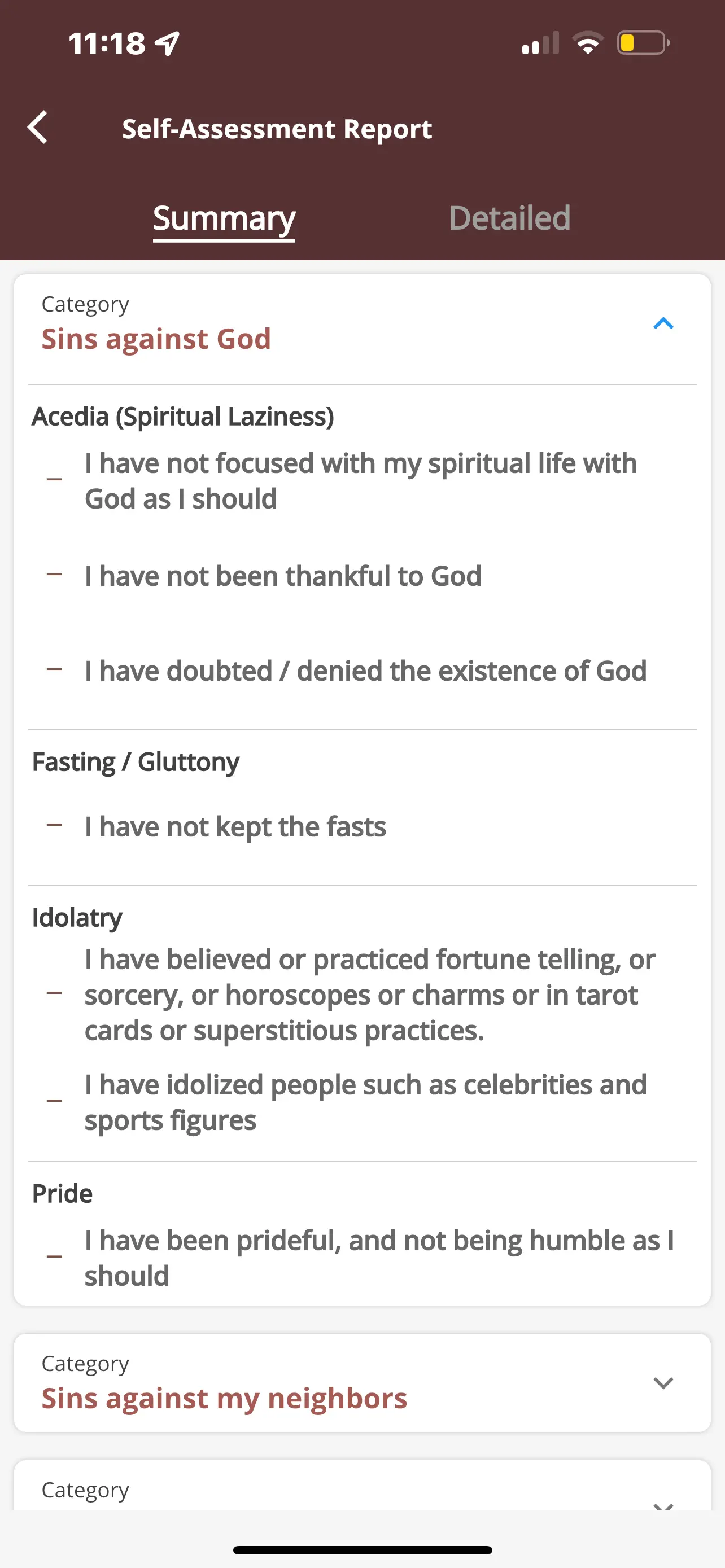 #8. Confession Planner (iOS) di: Holy Nativity Coptic Orthodox Church