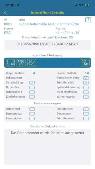 Screenshot von CodeCheckGS auf dem iPhone 4