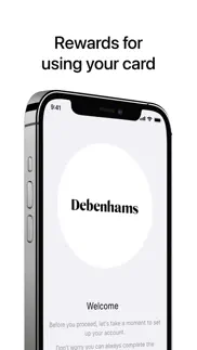 debenhams credit card iphone screenshot 1