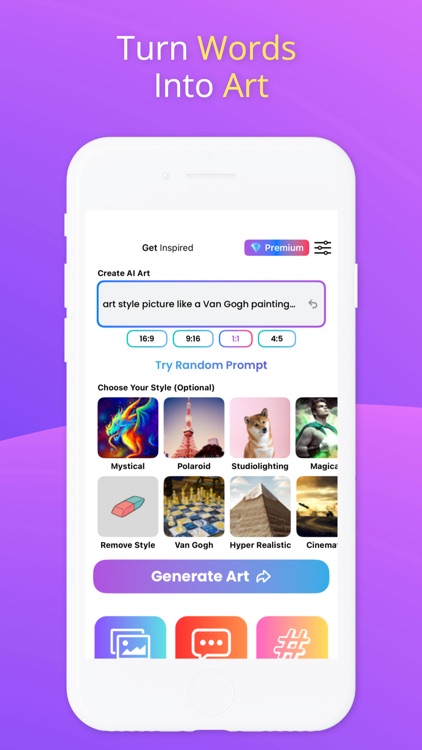 AI Generated Art Images & Chat