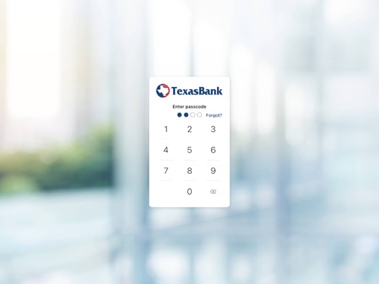 TexasBank Mobile App iPad screenshot 2 - Finance app