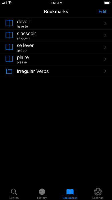 Les Verbes - French Verbs Screenshot