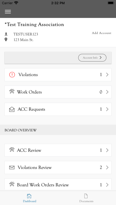 Legacies Management Screenshot