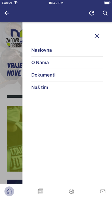 Za Nove Generacije Screenshot