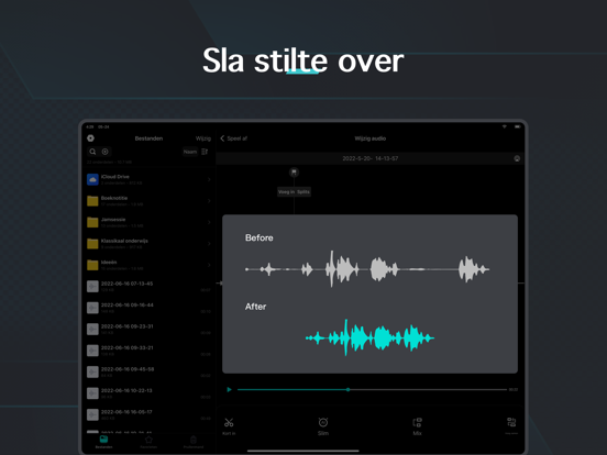 Dictafoon - Geluidsrecorder iPad app afbeelding 7