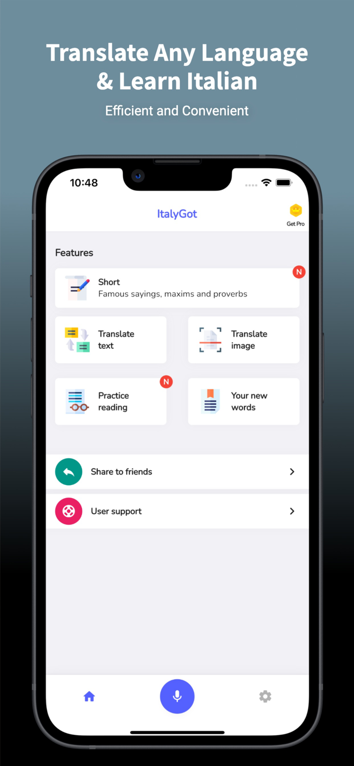 Italian Translator and Learn 
