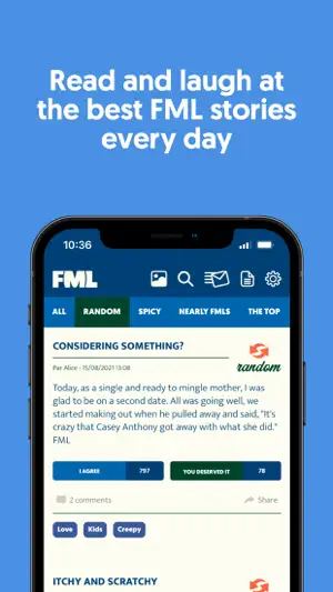 FML - FMyLife screenshot 2