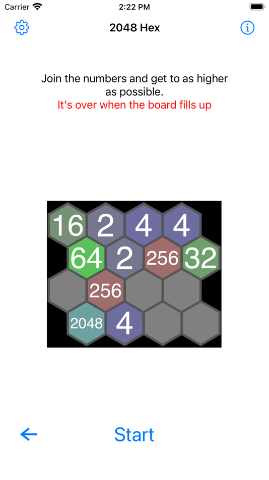 #5. 2048 Hexagon (iOS) By: Ming-hua Wu