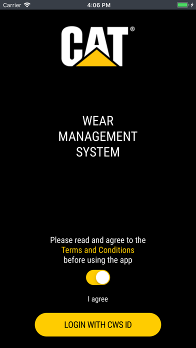 Cat® Wear Management System Screenshot