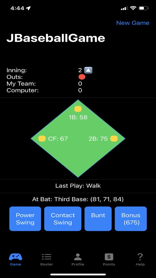 #1. JBaseballGame (iOS) 由: Julian Werfel