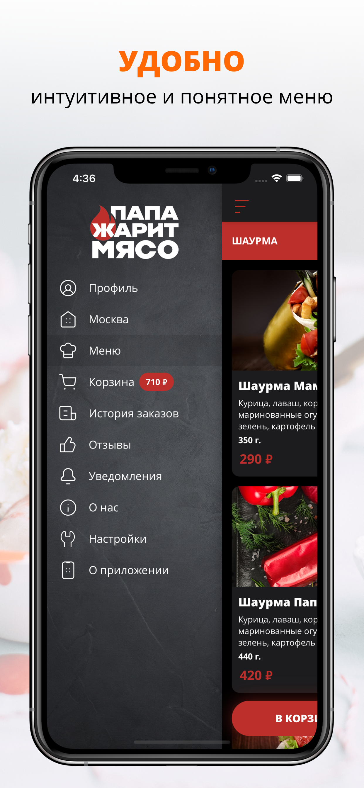Папа Жарит Мясо