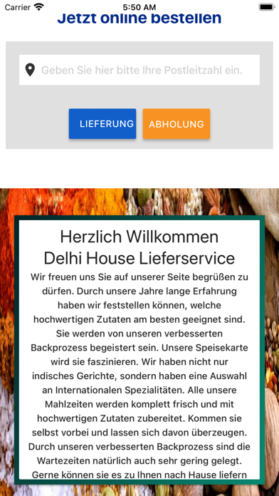 Delhi House Lieferservice Screenshot