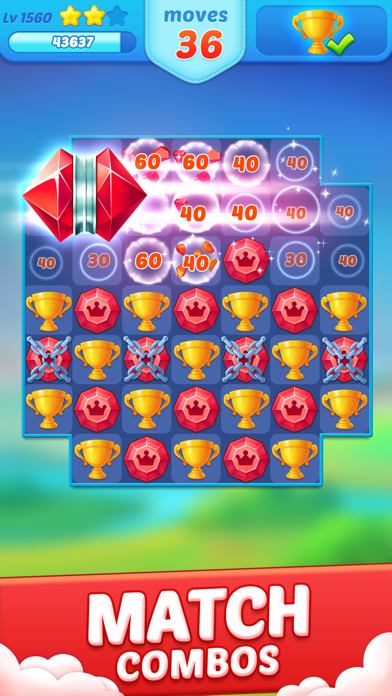 Jewel Crush®- Match 3 Games screenshot 2