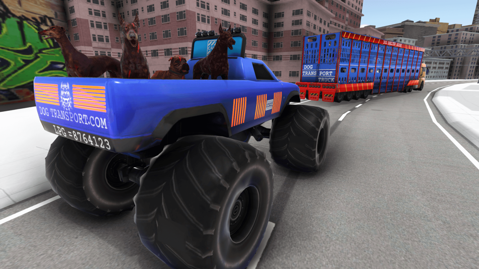 Monster Truck Dogs Transport - 1.0 - (iOS)