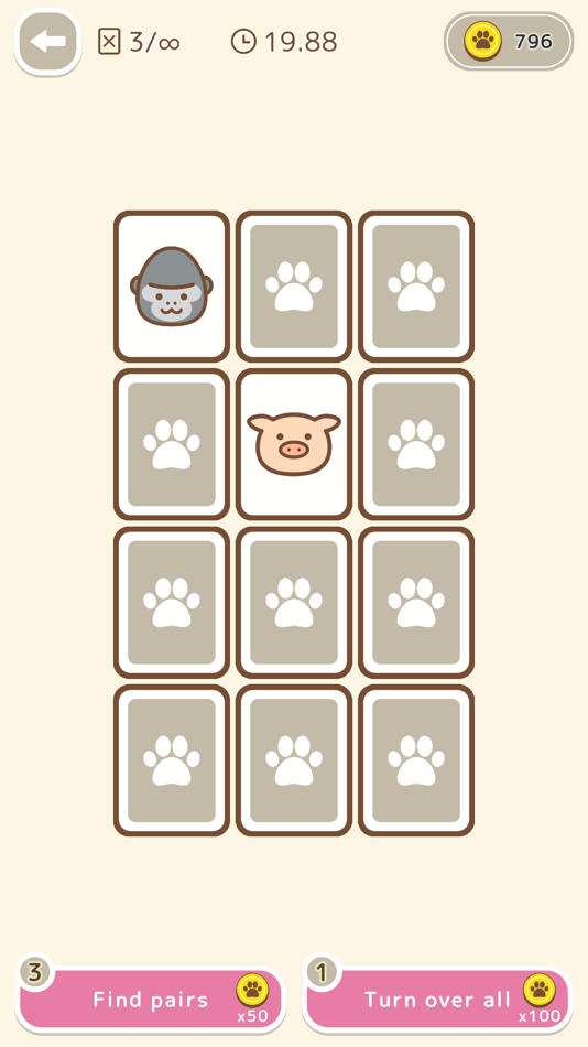 #2. Memory Games with Animals DX (iOS) 由: Tatsuhiro Yamashita