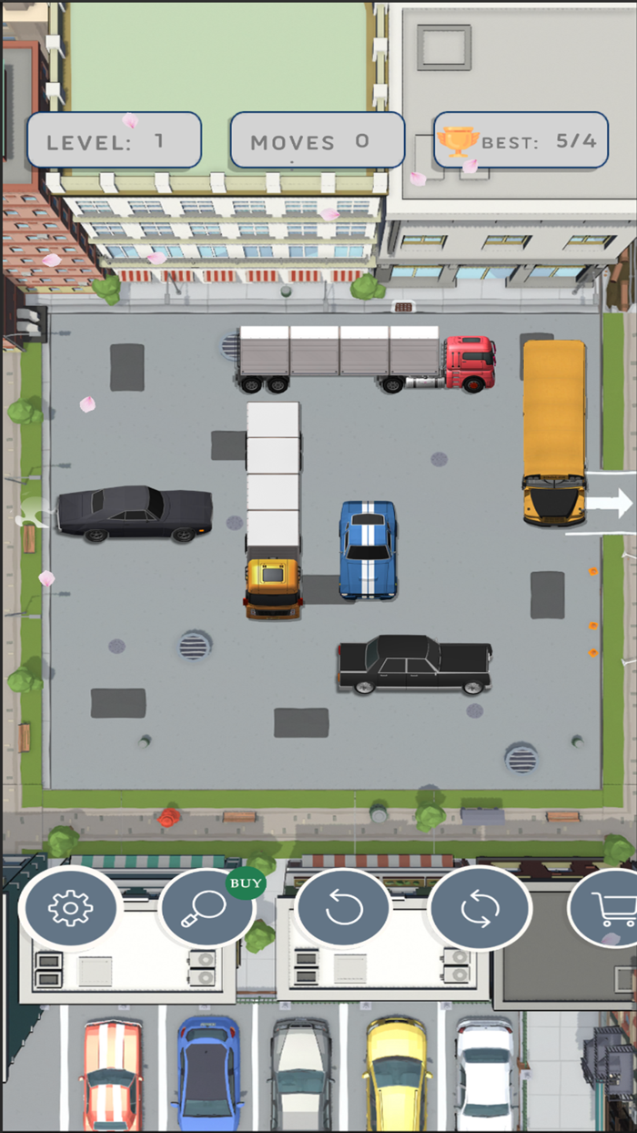 Car Parking Brain Puzzle Game