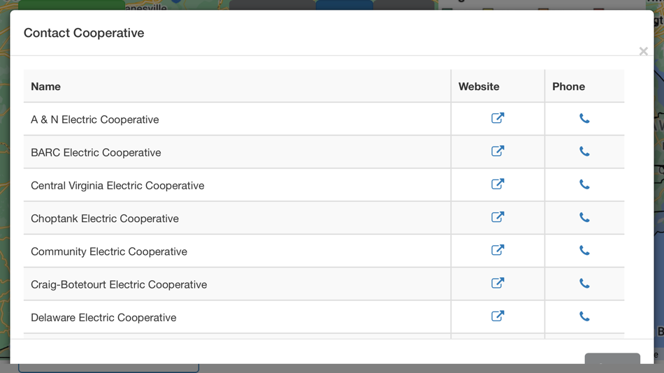 #6. VMDAEC Outage Map (iOS) 由: VIRGINIA MARYLAND DELAWARE ASSOCIATION OF ELECTRIC COOPERATIVES