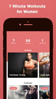 7 minute workout for women iphone screenshot 2