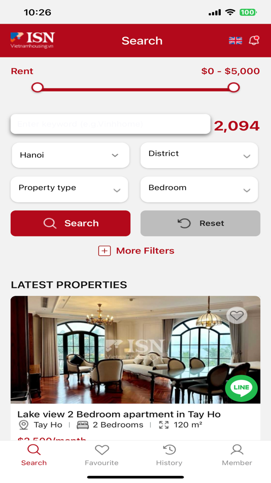 #5. ISN Vietnamhousing (iOS) 由: Quyet Chu Nguyen