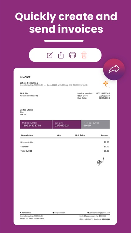 Simple Invoice Send screenshot-3
