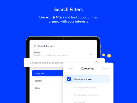 Plooral: Career & Jobs iPad screenshot 2 - Business app