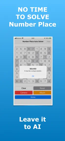 Game screenshot Number Place Auto Solver mod apk