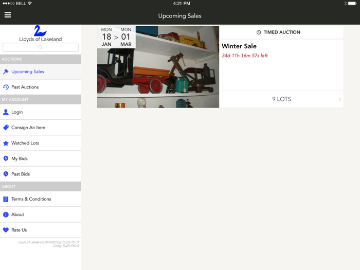 Lloyds of Lakeland Auction