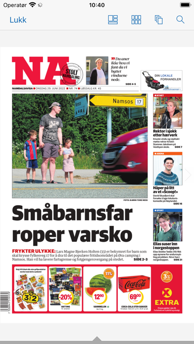 Namdalsavisa eAvis Screenshot
